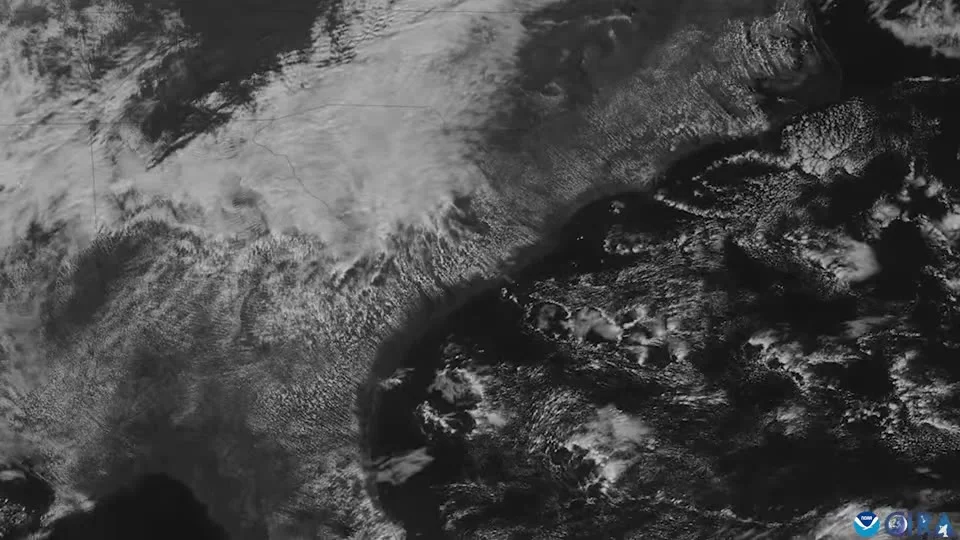Clouds above the Atlantic Ocean