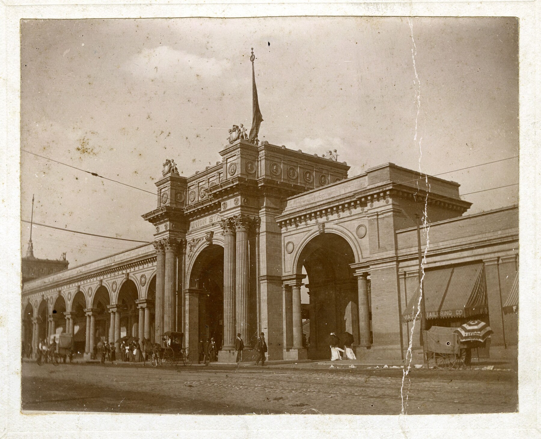 Historic Columbus Union Station facade